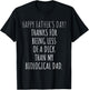 Funny Step-Dad Father's Day Gift Bonus Papa T-Shirt - T-Shirt | Black