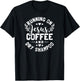 Shampoo Shirt | Running On Jesus And Coffee Gift T-Shirt - T-Shirt | Black