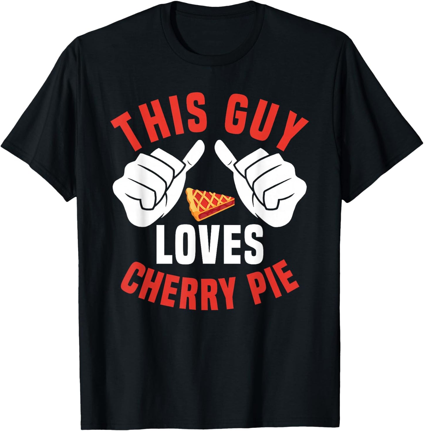 Great Cherry Pie Lover Apparel Bake Cake Men T-Shirt - T-Shirt | Black