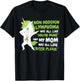 My Mom Non-Hodgkin Lymphoma Survivor Support Unicorn T-Shirt - T-Shirt | Black