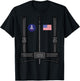 US Astronaut Costume Space Suit Galaxy Men Women Boys Kids T-Shirt - T-Shirt | Black