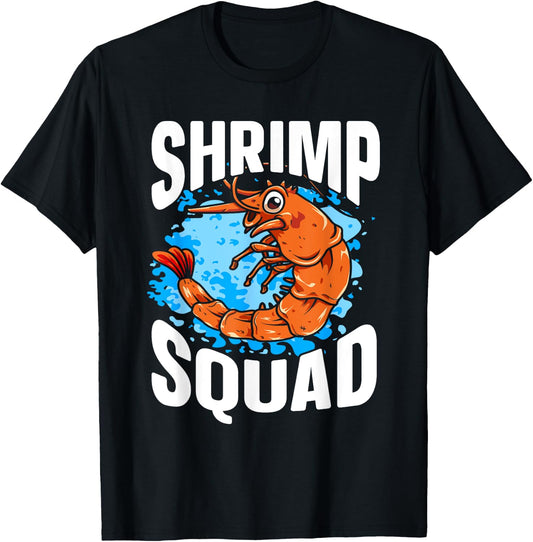Ocean Shrimp Lover Shellfish Shrimp Whisperer T-Shirt - T-Shirt | Black