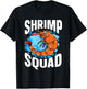 Ocean Shrimp Lover Shellfish Shrimp Whisperer T-Shirt - T-Shirt | Black