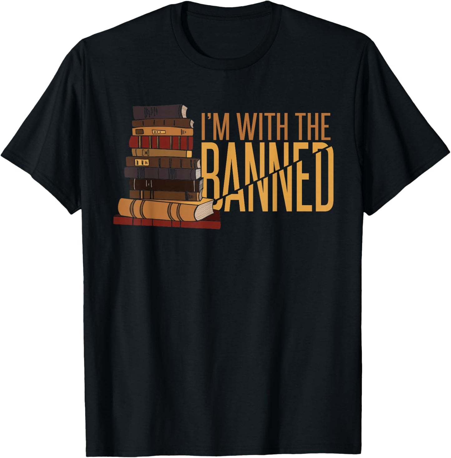 Banned Books Week Librarian I'm With The Banned T-Shirt - T-Shirt | Black