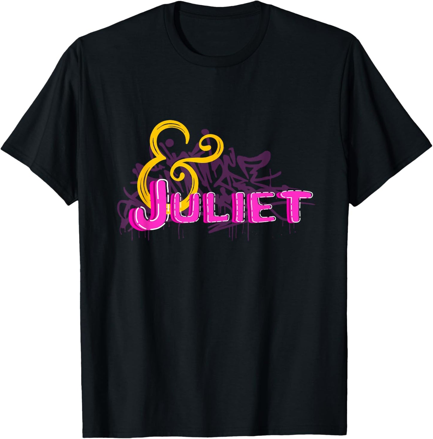 & Juliet Graffiti Musical Theatre Heart Musicals T-Shirt - T-Shirt | Black