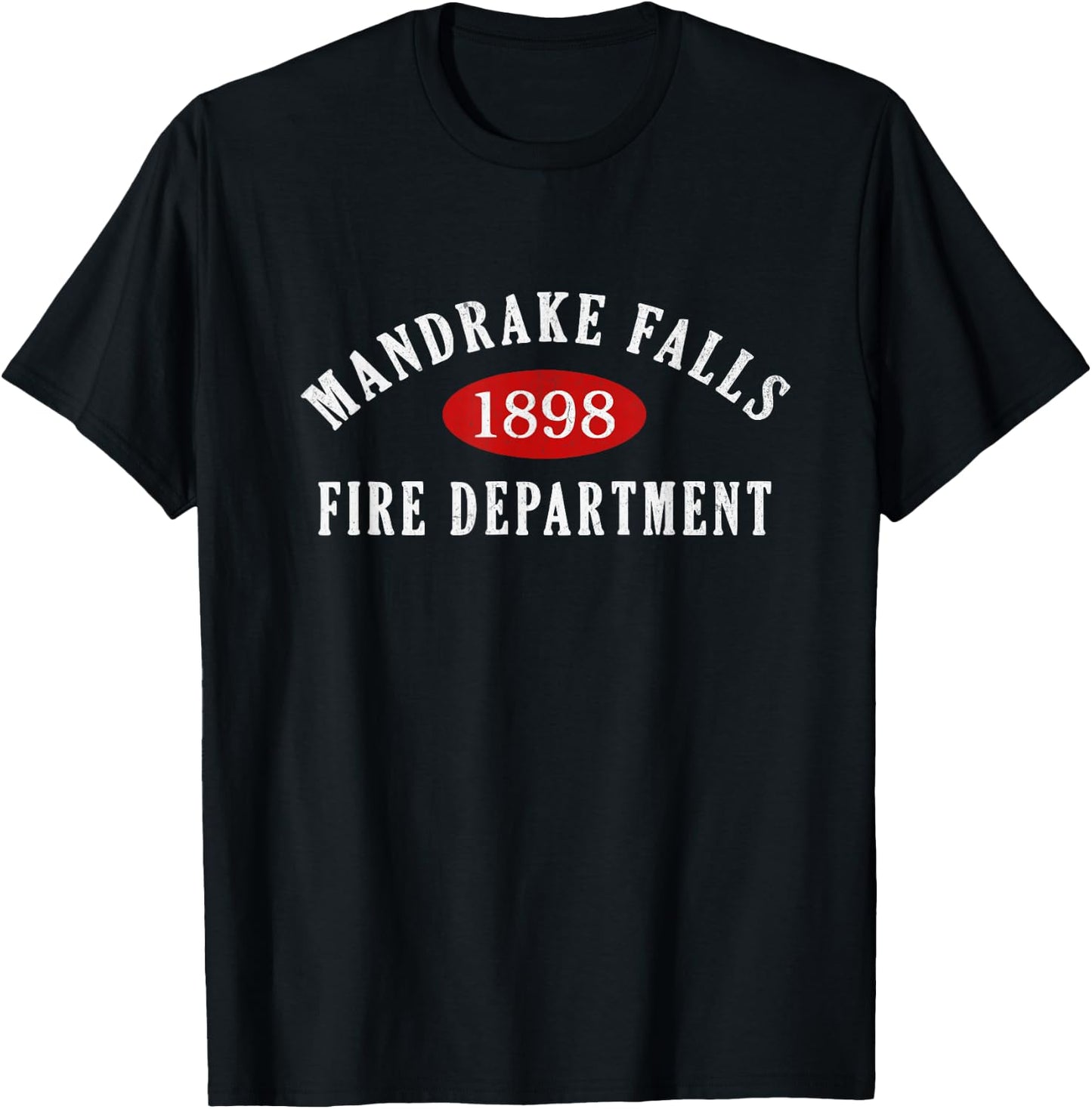 Mandrake Falls Fire Department T-Shirt - T-Shirt | Black