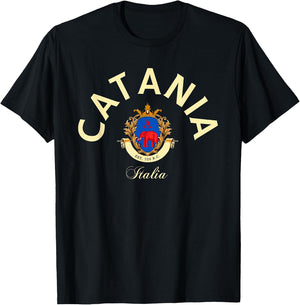 Catania Italia family trip Catania trip Catania fan Catania T-Shirt - T-Shirt | Black