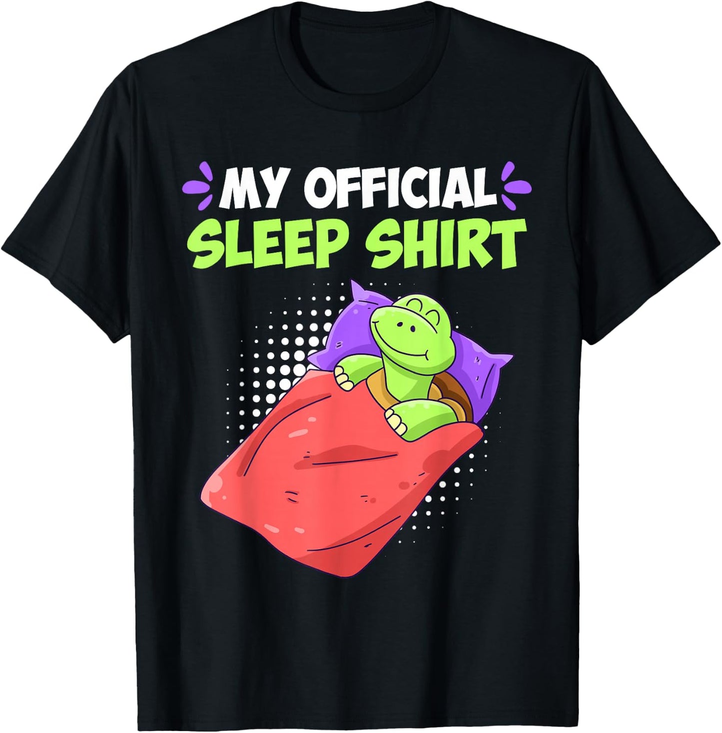 My sleep shirt Turtle T-Shirt - T-Shirt | Black