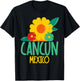 Cancun Mexico Shirts Vacation Travel Getaway Tropical T-Shirt - T-Shirt | Black