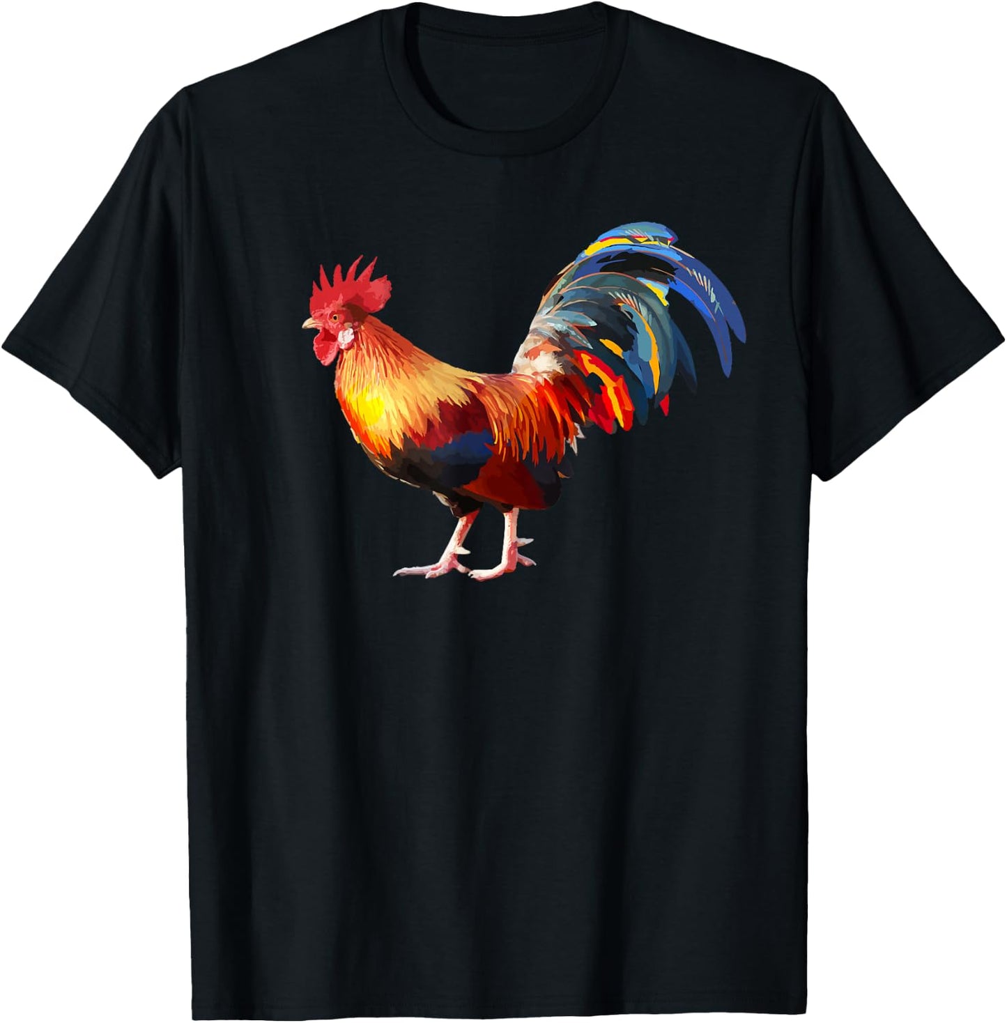 Rooster Country Decor Chicken Gallo Gifts Rooster T-Shirt - T-Shirt | Black