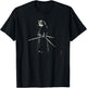 Vintage Samurai Cat Graphic Art Japanese Ukiyo-e Women Kids T-Shirt - T-Shirt | Black