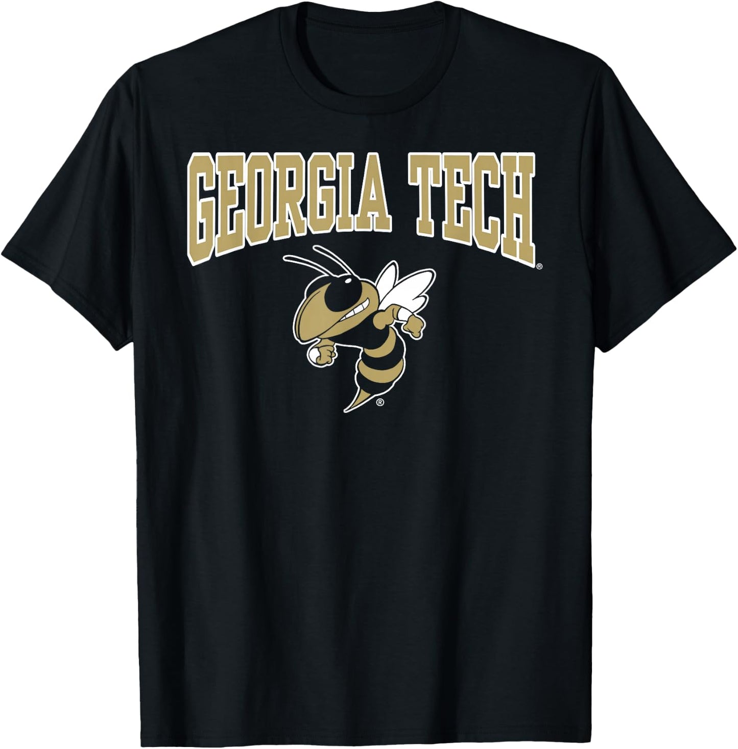 Georgia Tech Yellow Jackets Buzz Navy Officially Licensed T-Shirt - T-Shirt | Black
