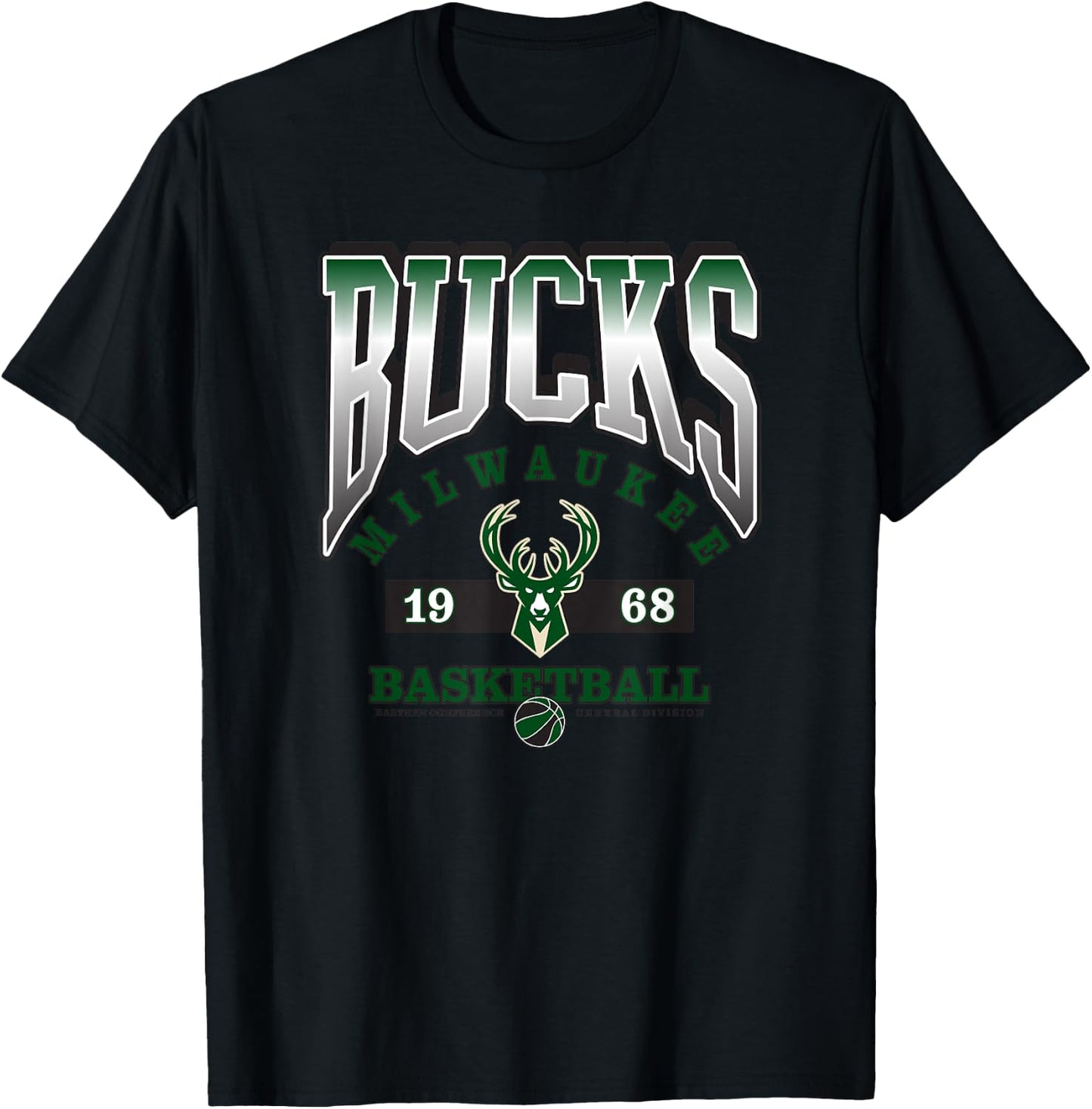 NBA Milwaukee Bucks Homecourt Advantage T-Shirt - T-Shirt | Black