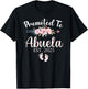Promoted To Abuela Est 2025 First Time New Grandma Pregnancy T-Shirt - T-Shirt | Black