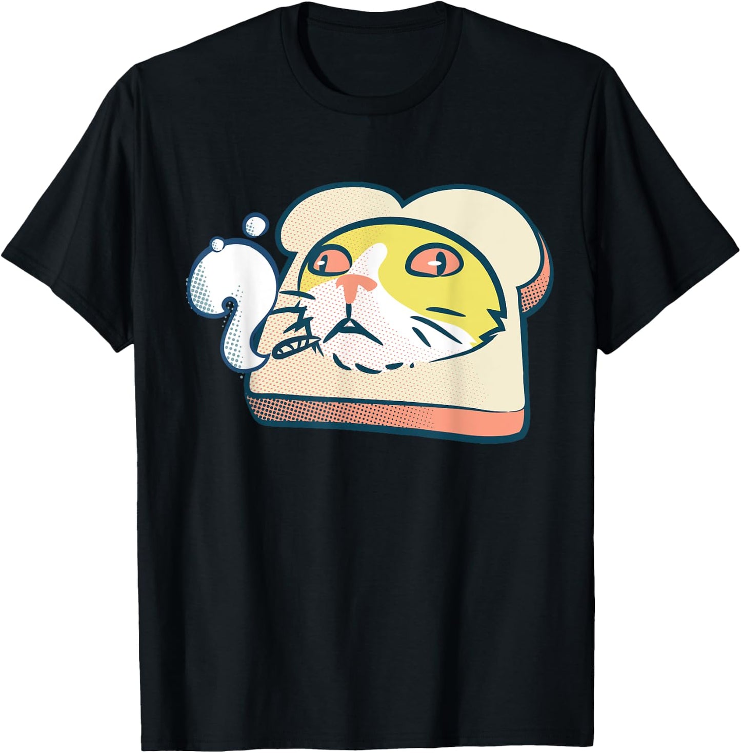Cat in Bread Smoker Joint 420 Gift Weed Cannabis Women T-Shirt - T-Shirt | Black