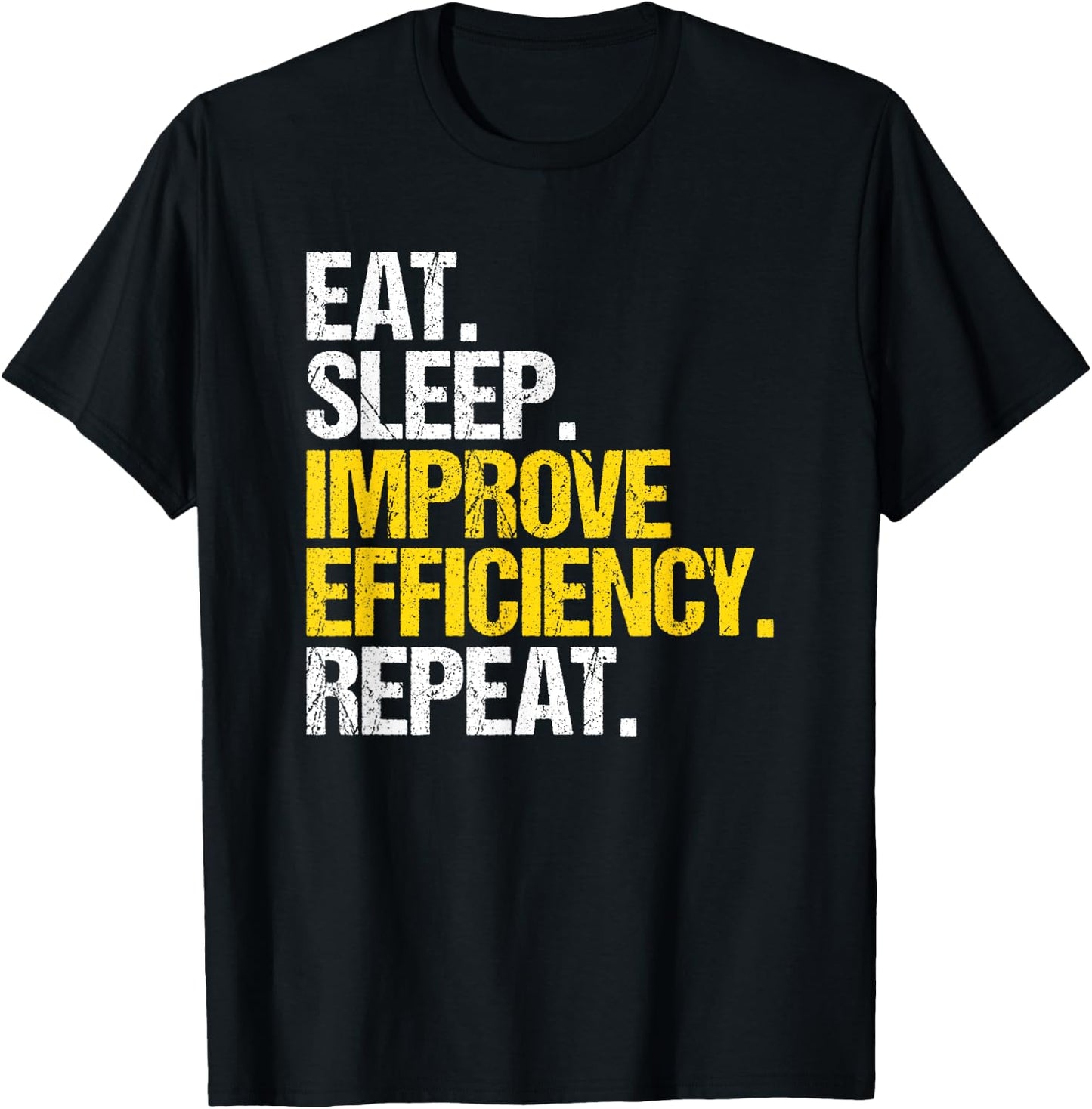 Industrial Engineering Eat Sleep Industrial Engineer T-Shirt - T-Shirt | Black