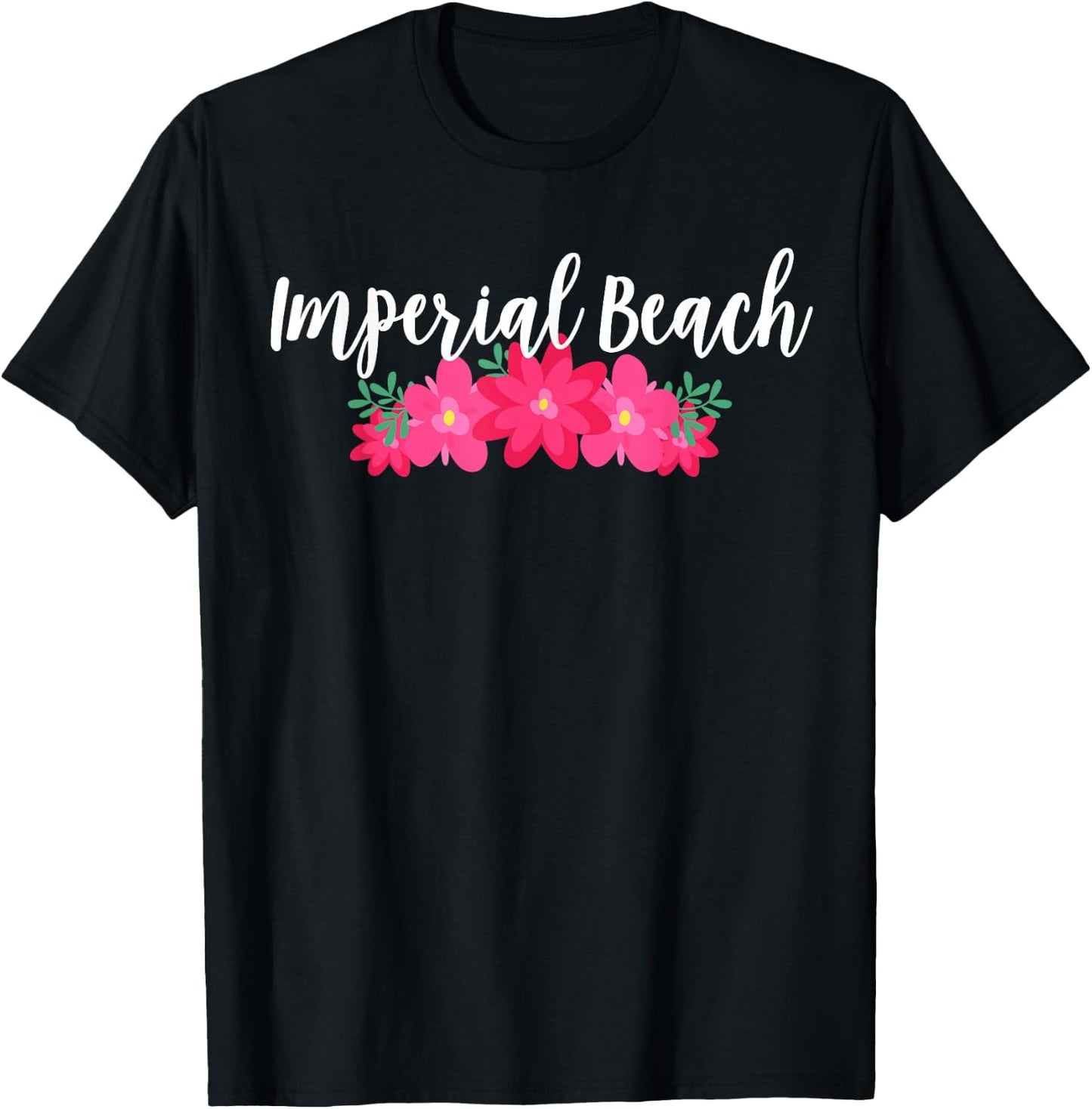 Imperial Beach California Tropical Vacation T-Shirt - T-Shirt | Black