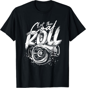 Diesel Rolling Coal Diesel Truck USA Turbo Diesel Roll Coal T-Shirt - T-Shirt | Black