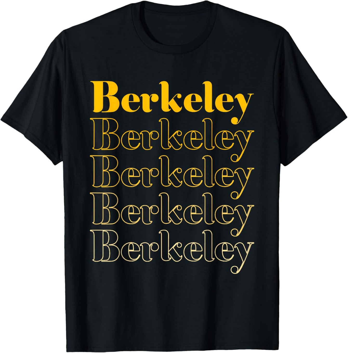 Berkeley California CA T-Shirt - T-Shirt | Black