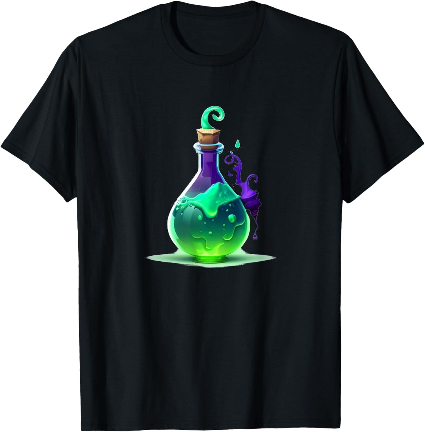 Magic fairy tale Potion Bottle T-Shirt - T-Shirt | Black
