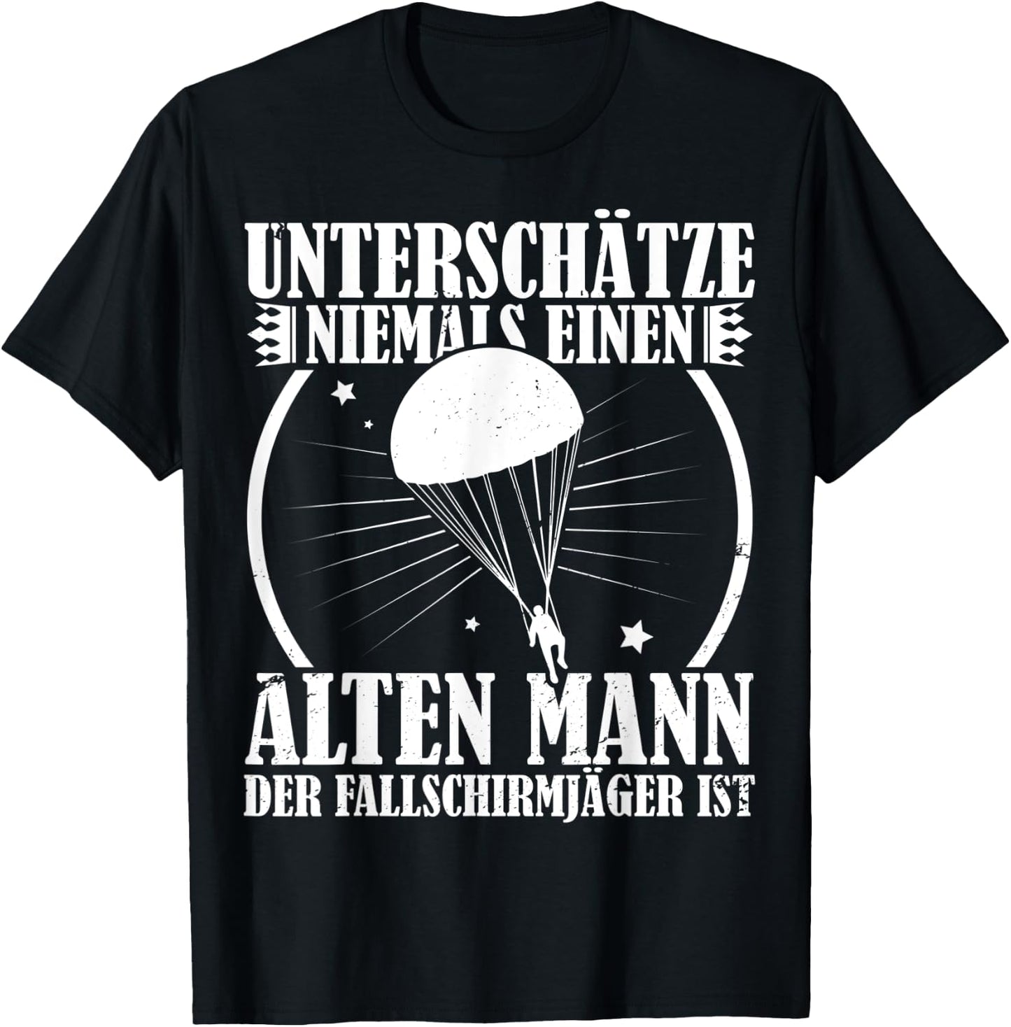 Paratroopers German Army Paratrooper Soldier T-Shirt - T-Shirt | Black