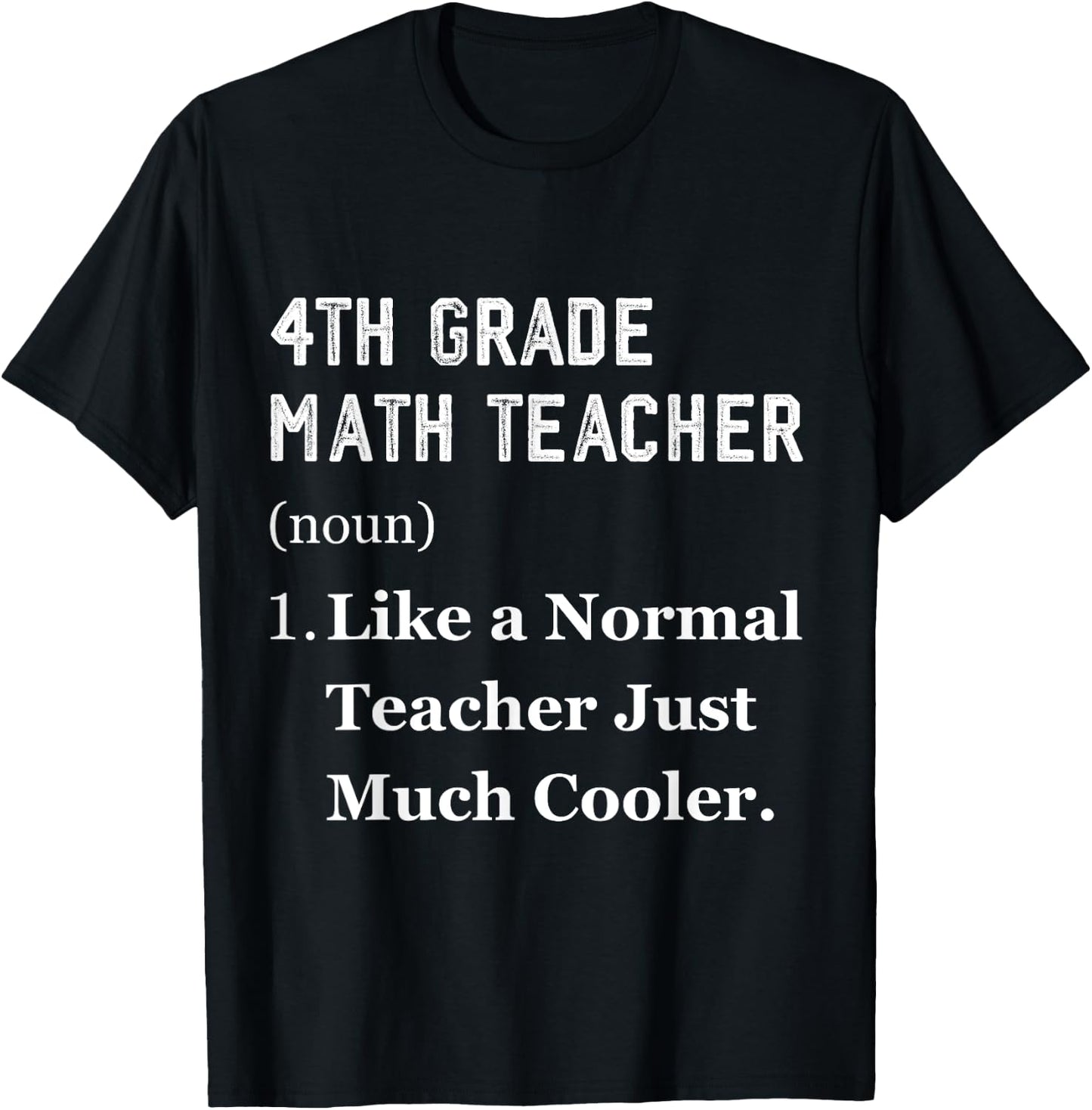 Thank You Mathematics 4th grade Math Teacher T-Shirt - T-Shirt | Black