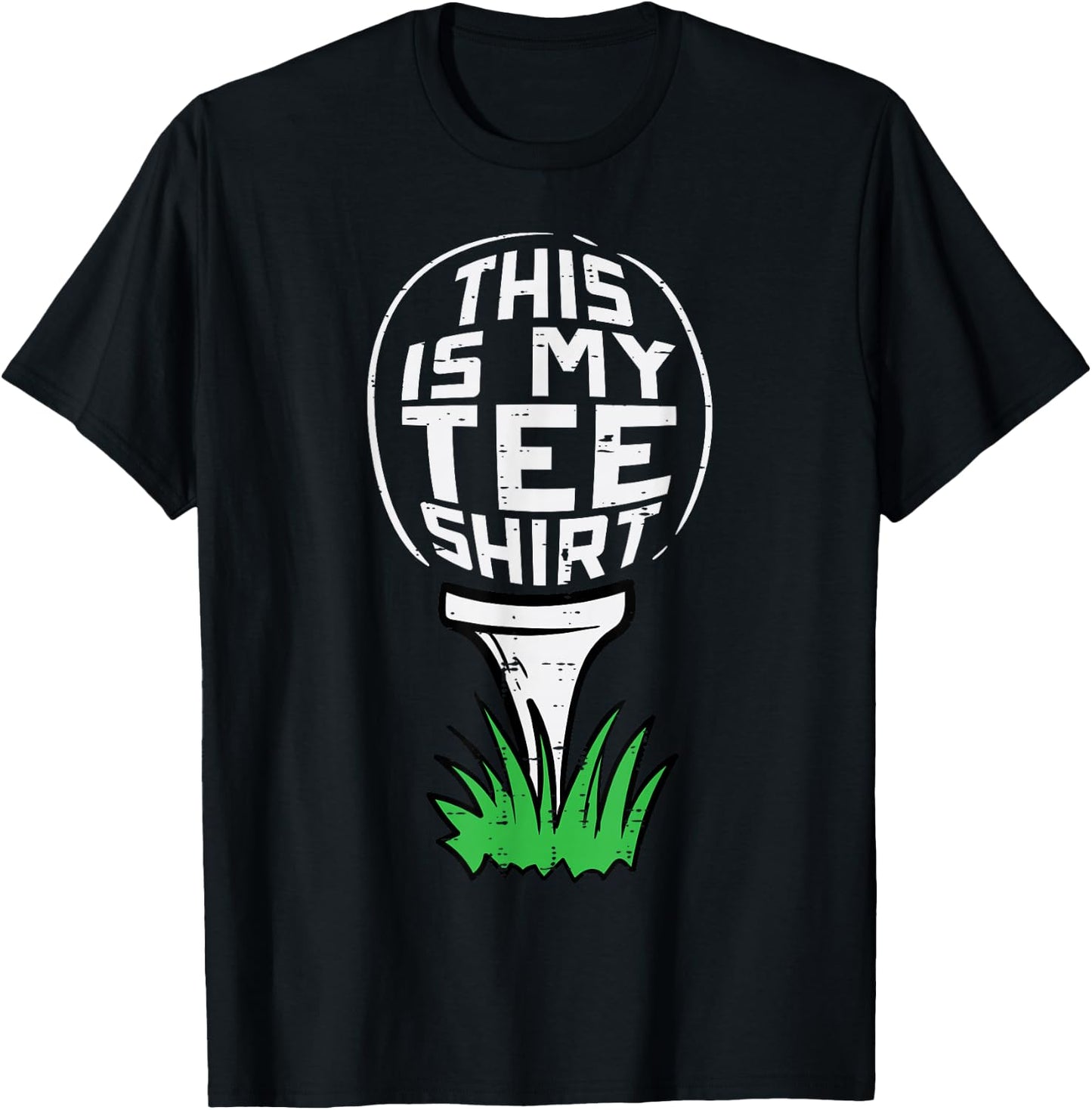 Golf This Is My Shirt Golfing Golfer Dad Men Women Kids T-Shirt - T-Shirt | Black