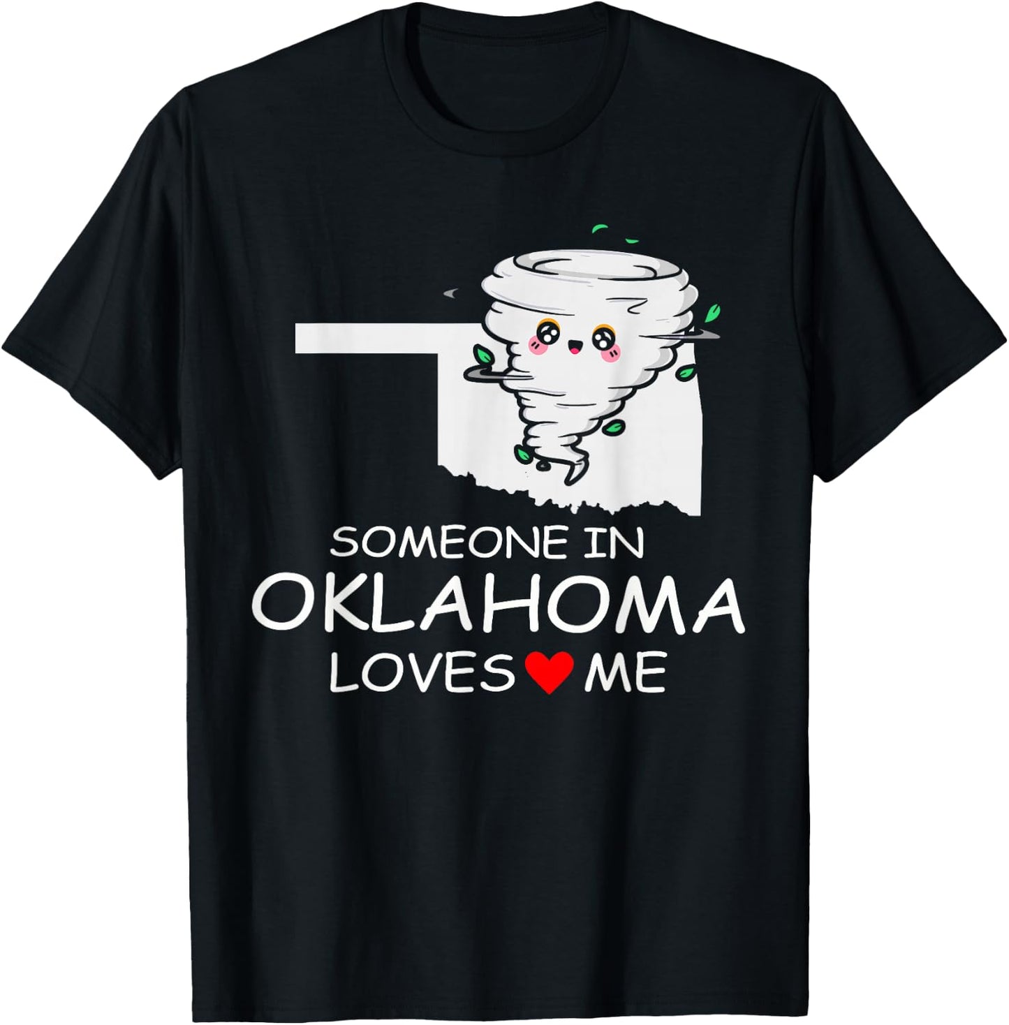 Someone In Oklahoma Loves Me Native America T-Shirt - T-Shirt | Black
