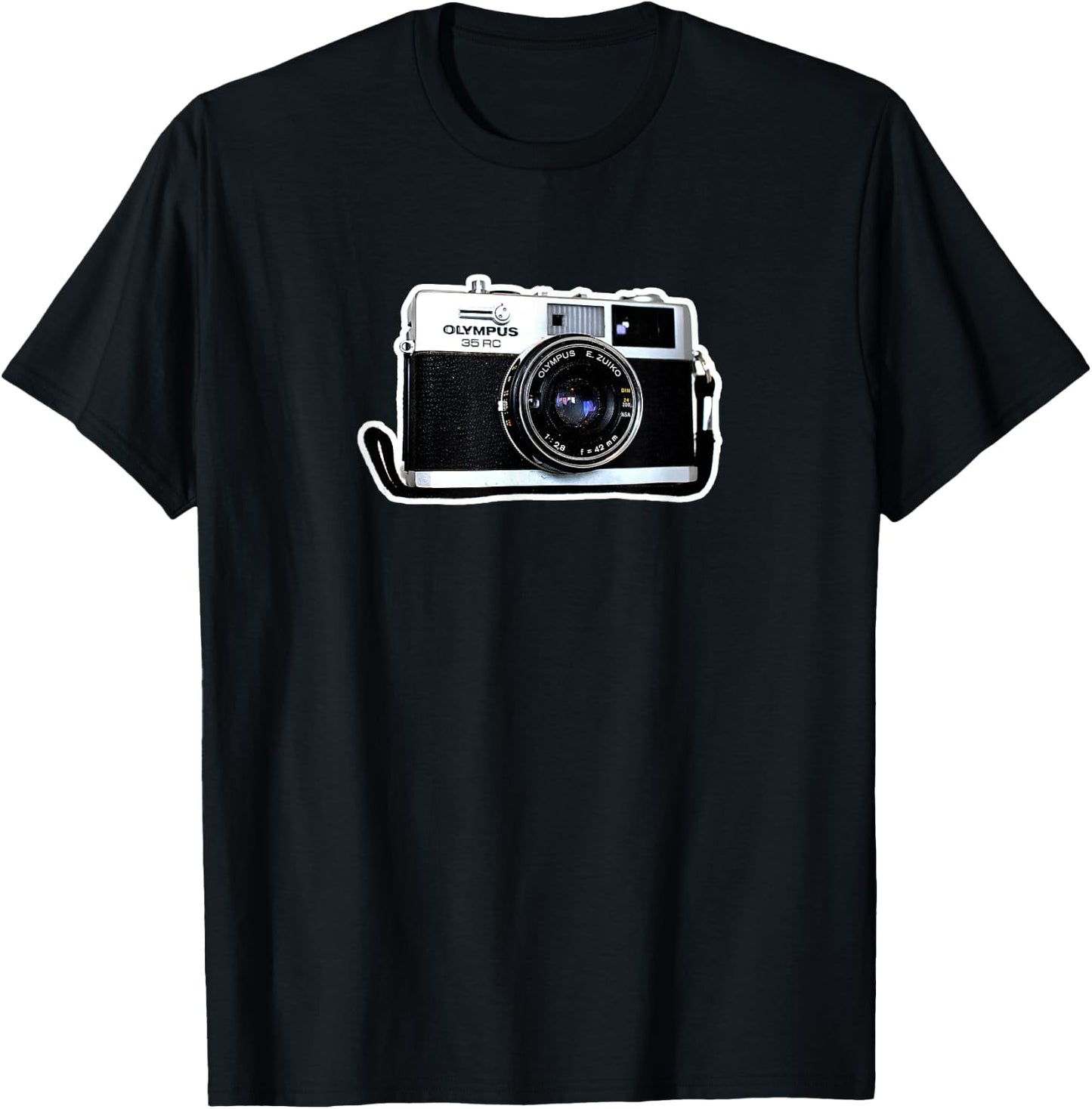 Olympus 35RC Retro Camera T-Shirt - T-Shirt | Black