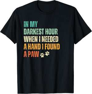Cute Dog Mom Women Puppies Girl Funny Dog Dad Men Dog People T-Shirt - T-Shirt | Black