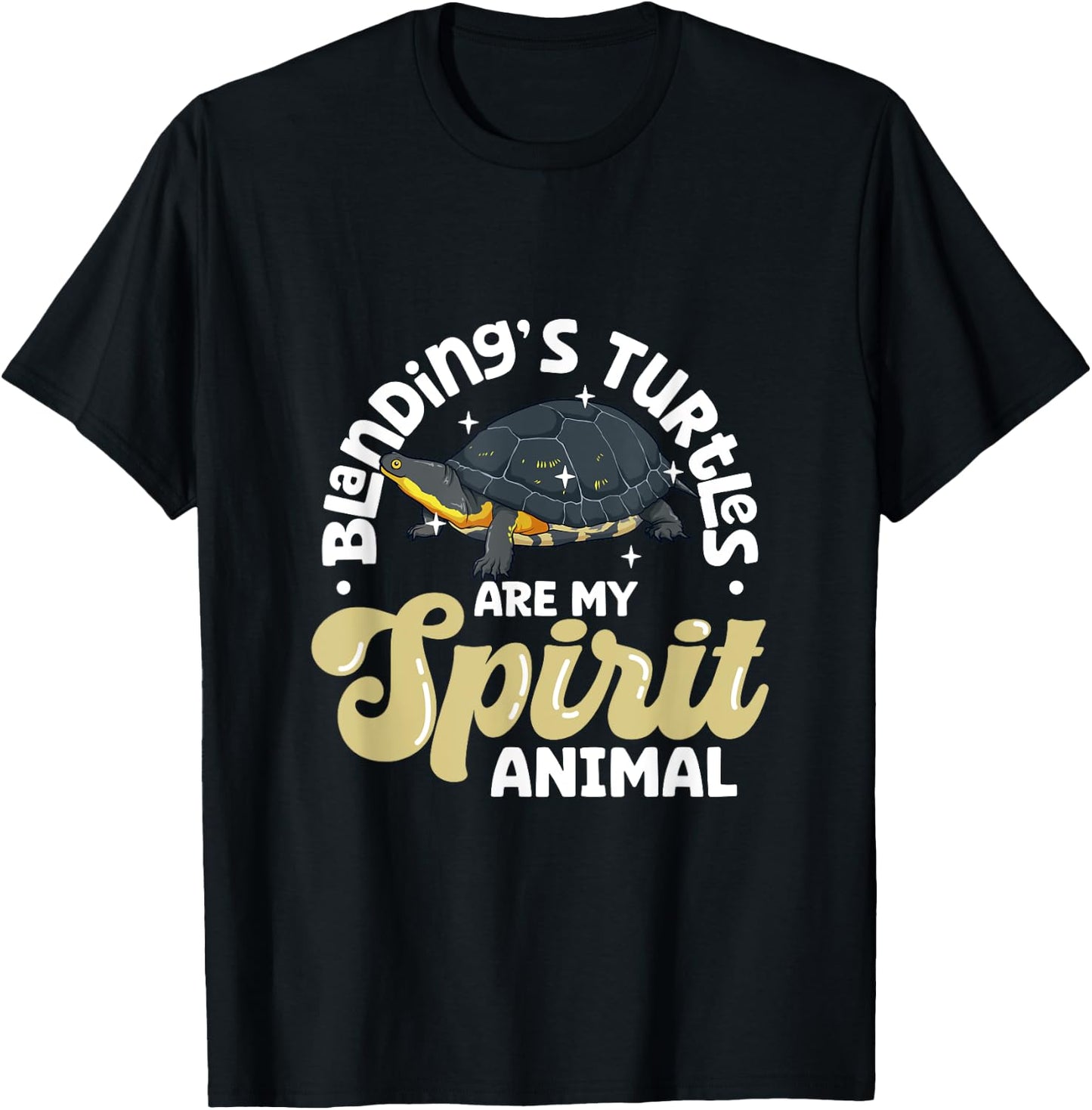My spirit animal - Blanding's Turtle T-Shirt - T-Shirt | Black