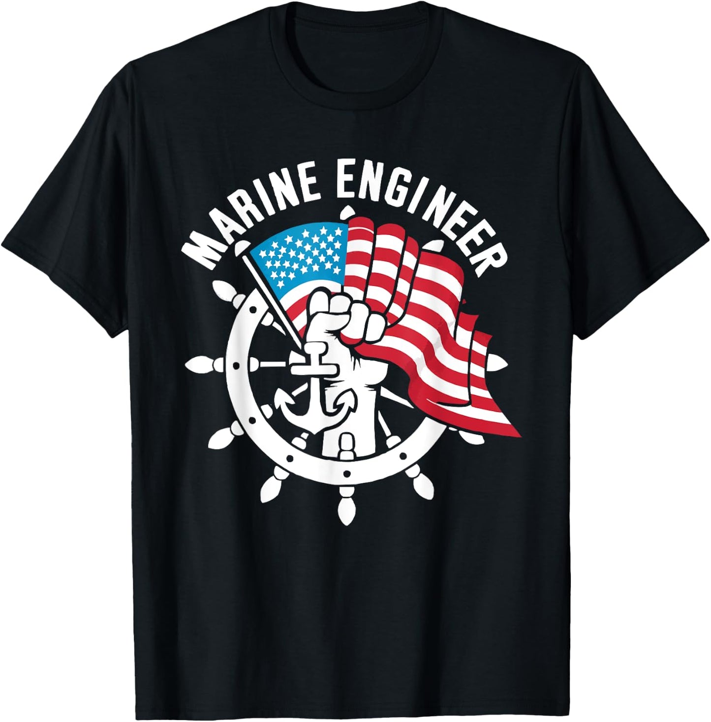 Marine Engineer Job Profession Marine Engineering T-Shirt - T-Shirt | Black