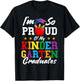 I'm So Proud Of My Kindergarten Graduates Teacher Graduation T-Shirt - T-Shirt | Black