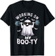 Working on my boo-ty ghost Fitness Weight Lifting Halloween T-Shirt - T-Shirt | Black
