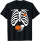 Women Skeleton , Pregnancy Mom Halloween T-Shirt - T-Shirt | Black
