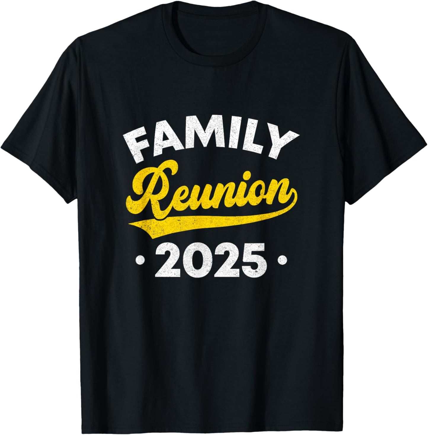 Family Reunion 2025 Vacation Meeting Family Matching Group T-Shirt - T-Shirt | Black