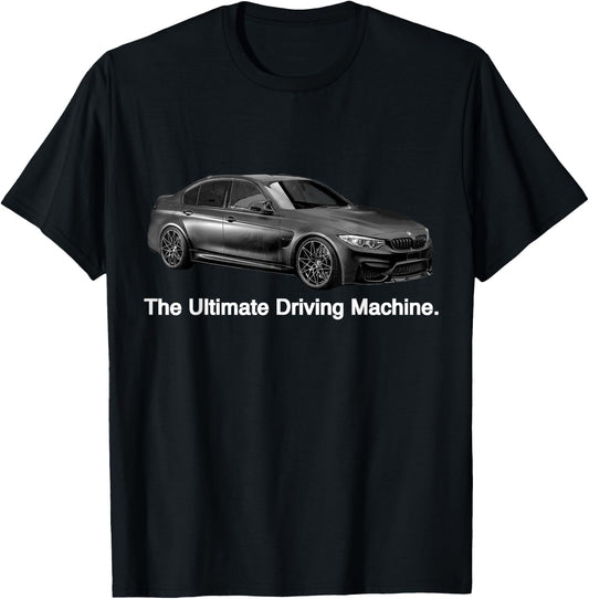 Ultimate Driving Machine Euro F80 M Three T-Shirt - T-Shirt | Black