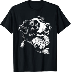 Loyal Australian Shepherddog Companion Women Kids T-Shirt - T-Shirt | Black