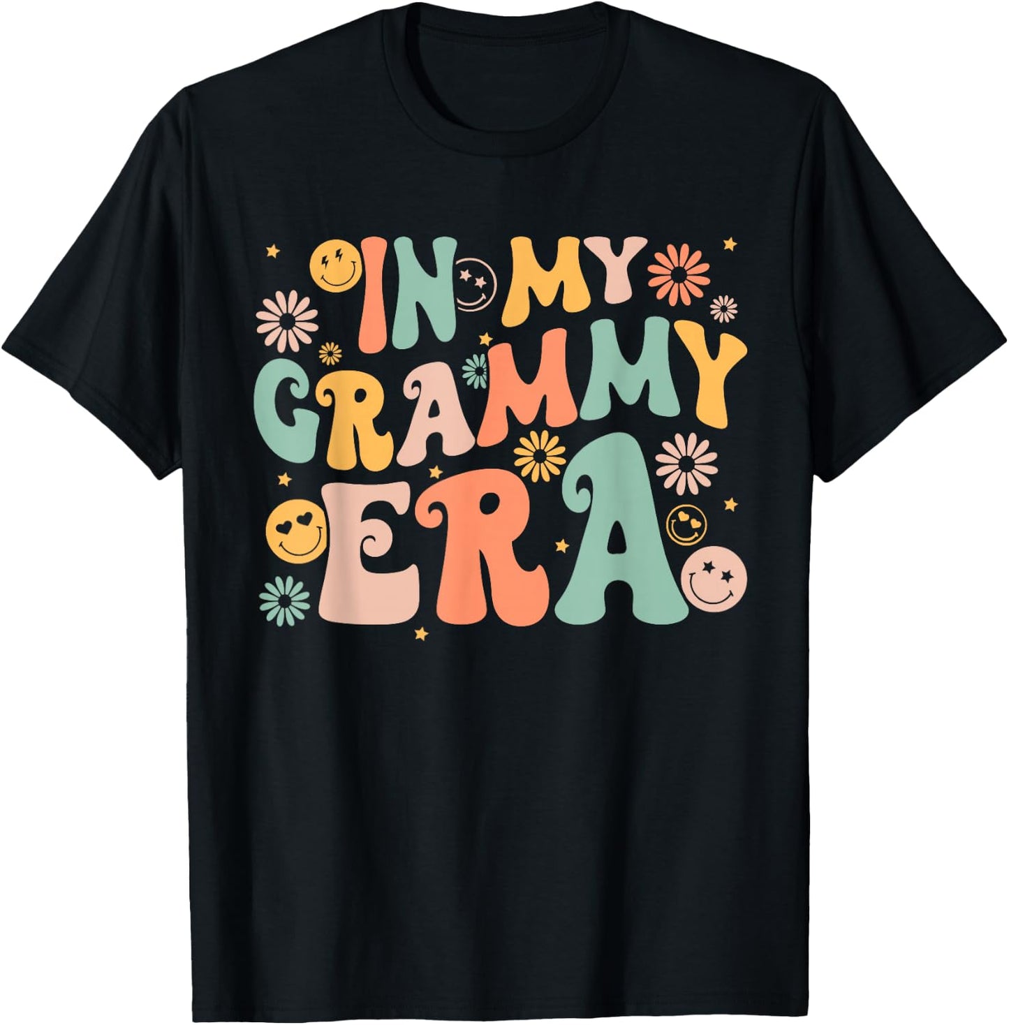 In My Grammy Era for Grandma Mother's Day Baby Announcement T-Shirt - T-Shirt | Black