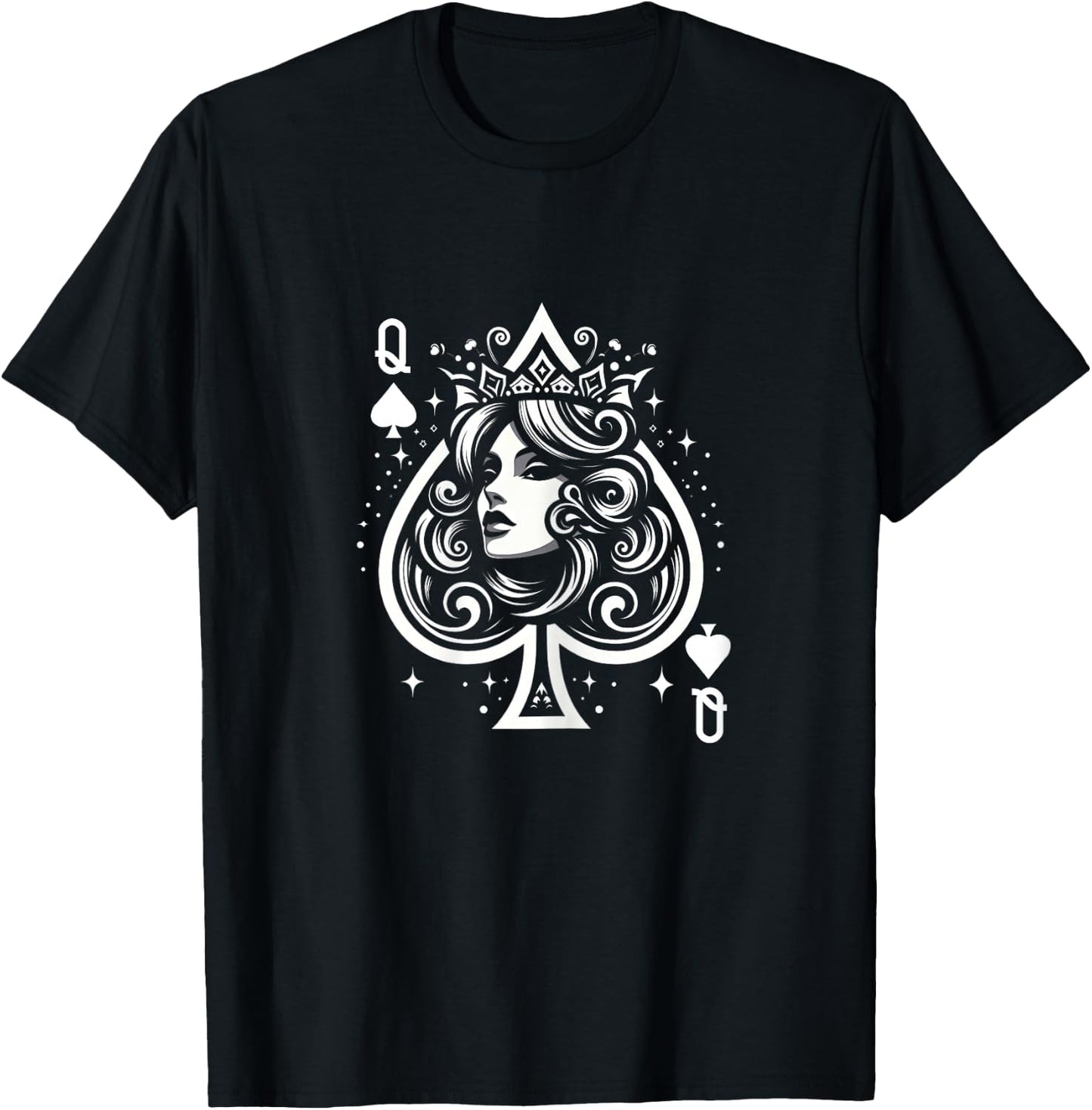 Queen Of Spades Yes Daddy Sexy QOS T-Shirt - T-Shirt | Black
