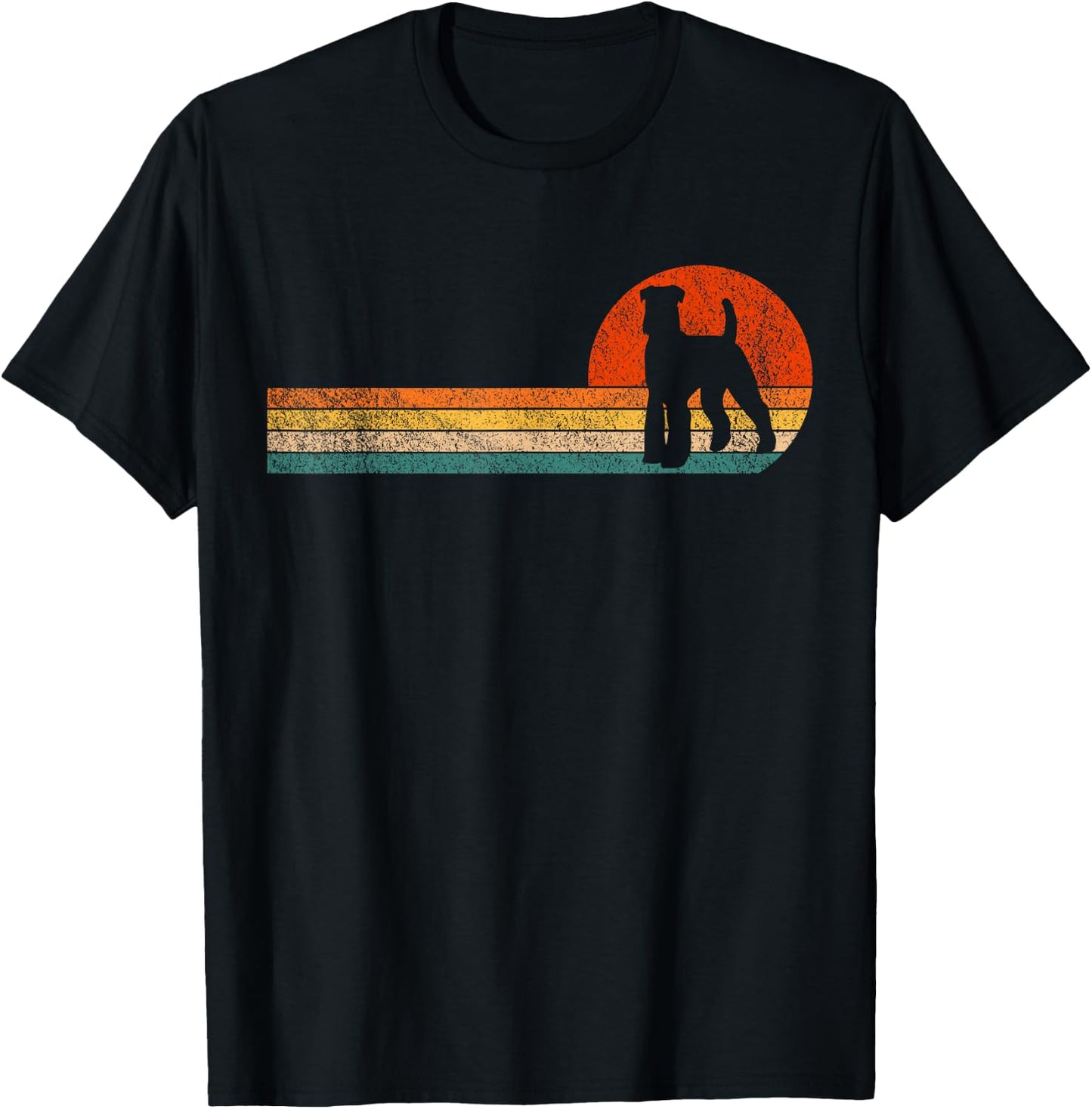 Schnauzer Dog Owner Schnauzer Mom Schnauzer Dad Retro T-Shirt - T-Shirt | Black