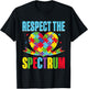Respect the Spectrum Autism T-Shirt - T-Shirt | Black