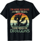 I Was Told There Would Be Dragons Retro Baby T-Shirt - T-Shirt | Black