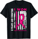 I Won Breast Cancer Survivor 8 Year Anniversary Counting T-Shirt - T-Shirt | Black