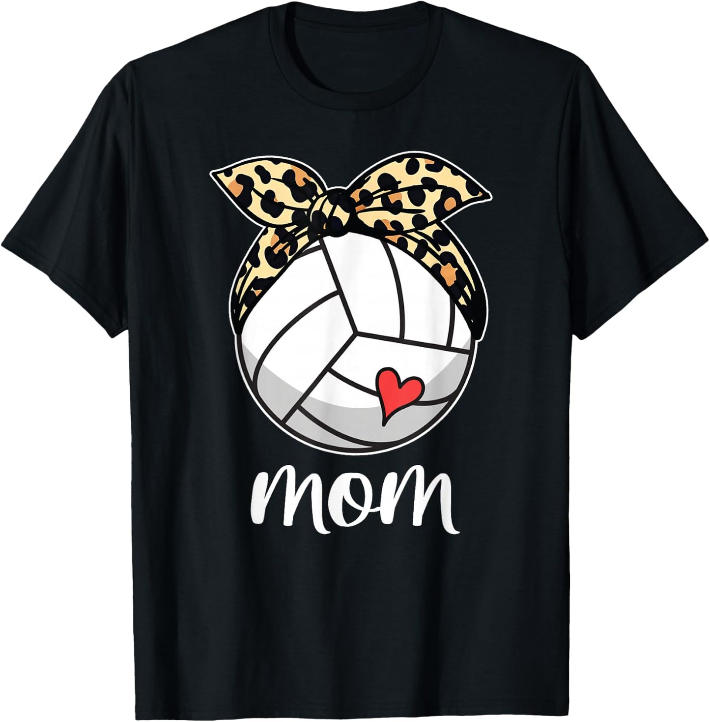 Mother's Day Volleyball Mom Volleyball Mothers Day Mom 2024 T-Shirt - T-Shirt | Black