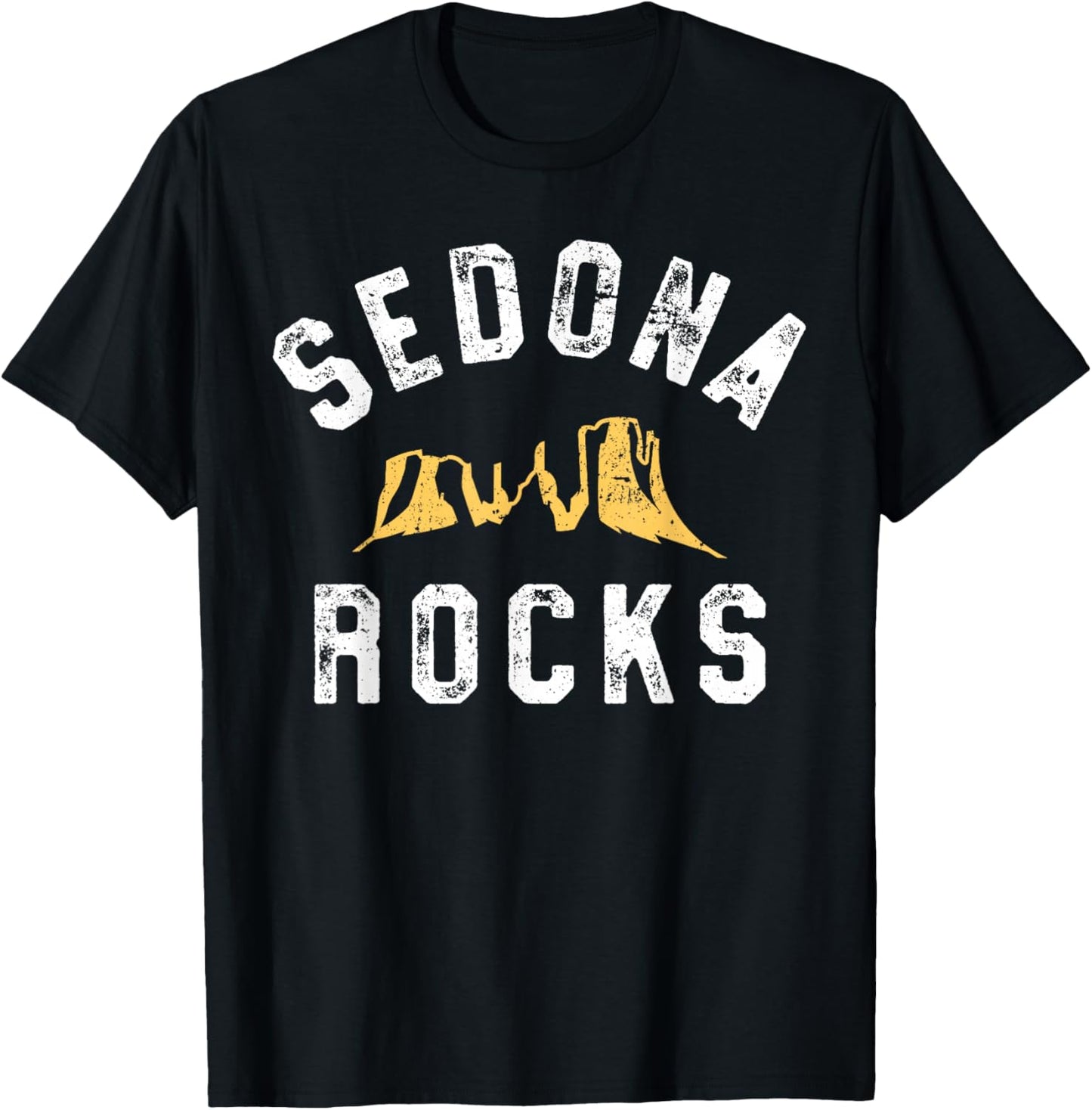 Funny Sedona Shirt - Sedona Rocks Arizona Vacation Pun Gift T-Shirt - T-Shirt | Black