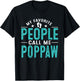 My Favorite People Call Me Poppaw Vintage Funny Poppaw T-Shirt - T-Shirt | Black