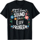Lily Personalized Cute Flower Girls Lily Name T-Shirt - T-Shirt | Black