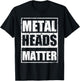 Heavy Metal Music Guitar Chip Fork Music Style T-Shirt - T-Shirt | Black