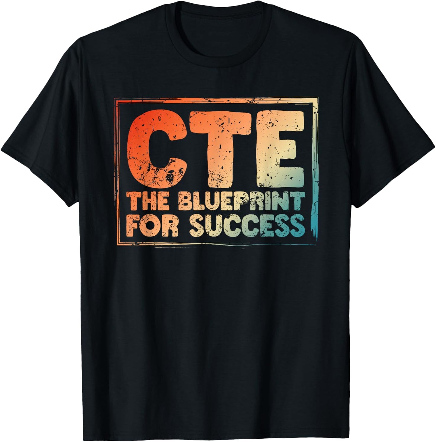 CTE Teacher Middle School High School Teach Career Men Women T-Shirt - T-Shirt | Black